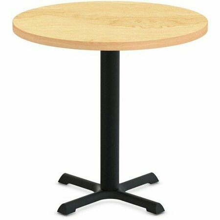 SPECIAL-T Table, Round, 36in Dia x 29in, Black Base/Crema Maple Top SCTSTAR236BCM